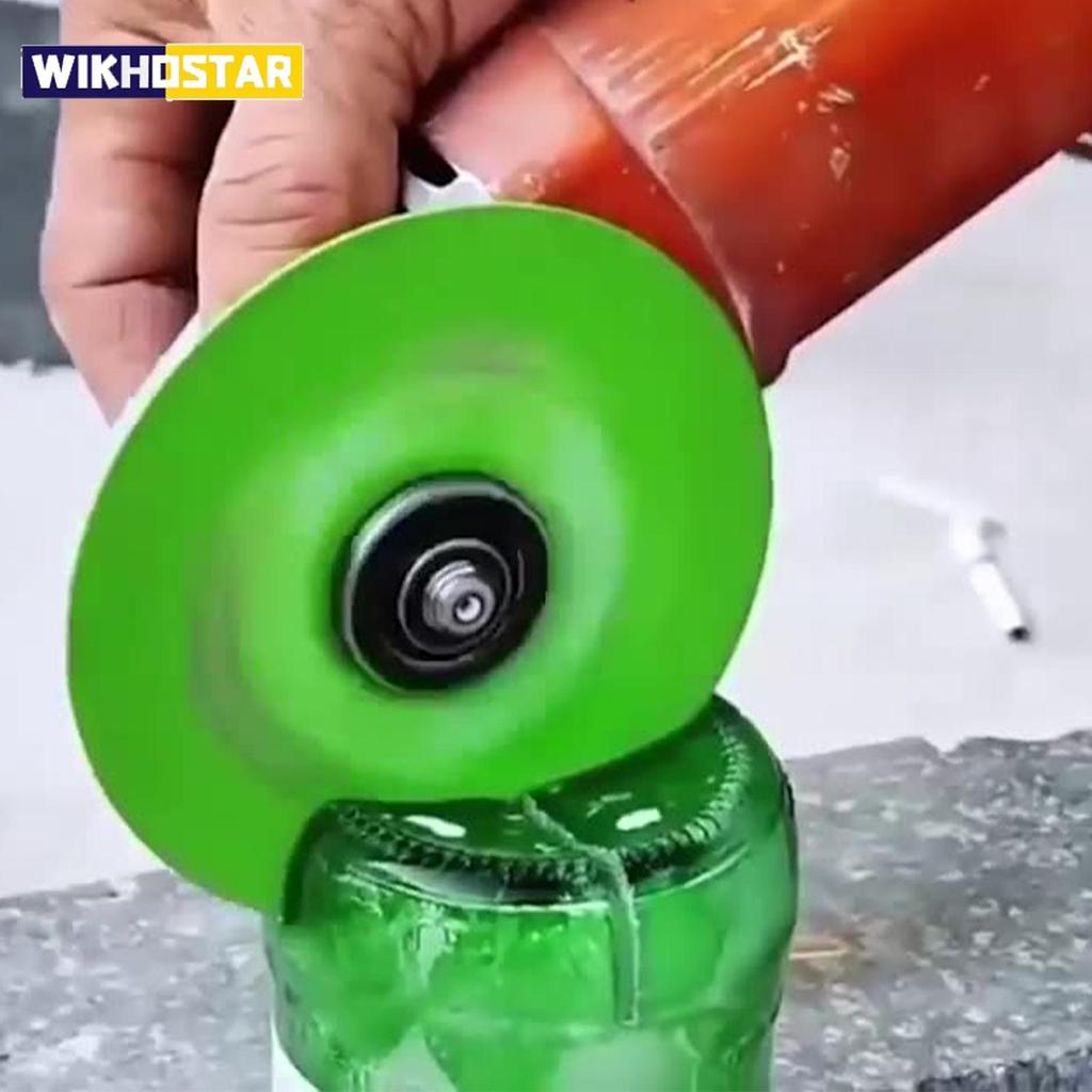 100mm Cam Kesme Bıçağı Elmas Mermer Seramik Karo Yeşim Parlatma taşlama tekerleği Disk Kristal Şarap Şişesi Ultra İnce Zımparalama