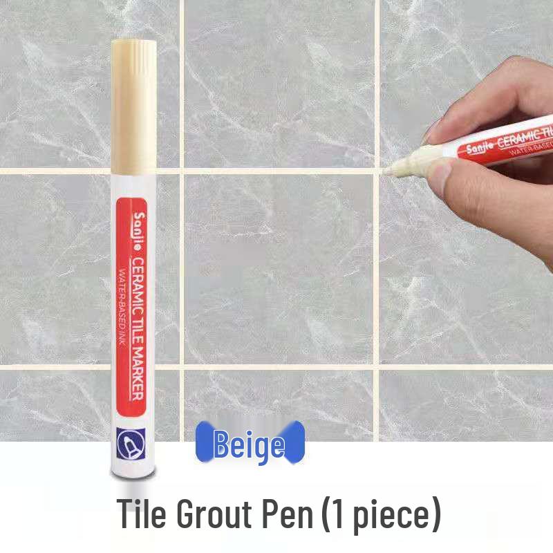 Waterproof Mildew-Proof Tile Grout Pen for Stain Removal and Repair