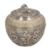 Tea Canister Metal Loose Tea Storage Container Airtight Tea Bag Canister Exquisite Bronzy Tea Jar for Sugar Salt