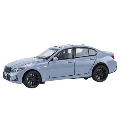 Modèle de voiture BMW 320i Coupé en alliage moulé sous pression à l'échelle 1/32, véhicules en métal, simulation de modèle de voiture, collection son et lumière, jouets pour enfants, cadeaux