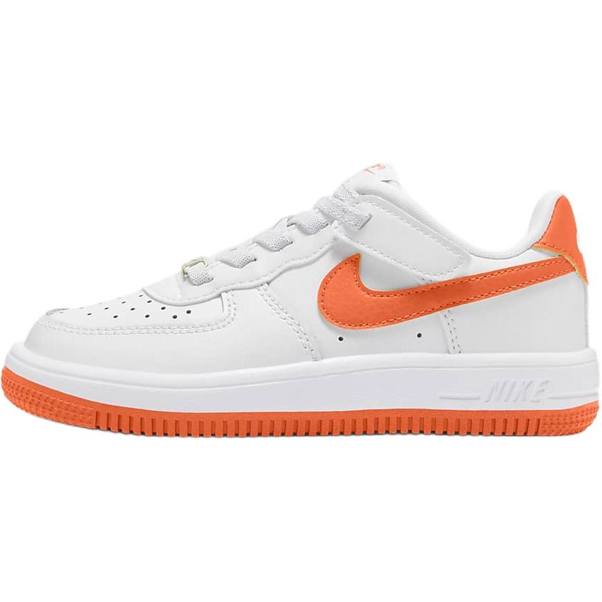 

Nike Force 1 Low EasyOn PS белые безопасные оранжевые детские кроссовки FN0237-113 32