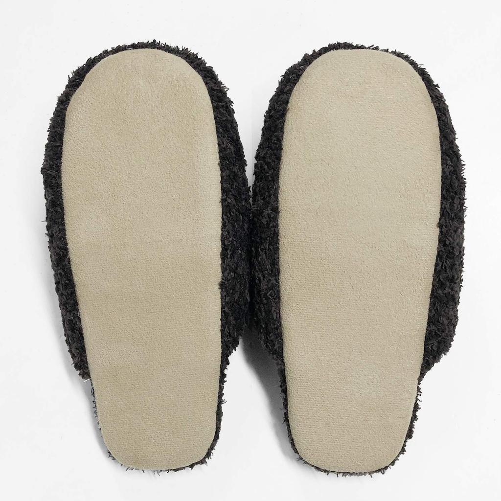 Senko Rubin 24cm M+home Slippers, Brown,