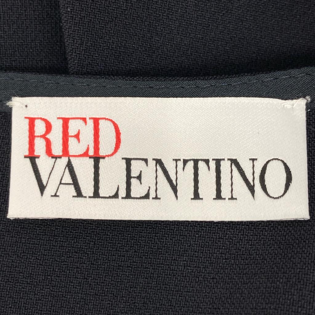 RED VALENTINO XR3VADC05LB Navy Gold Button Caddy One-Piece dress 42 NavyUsed