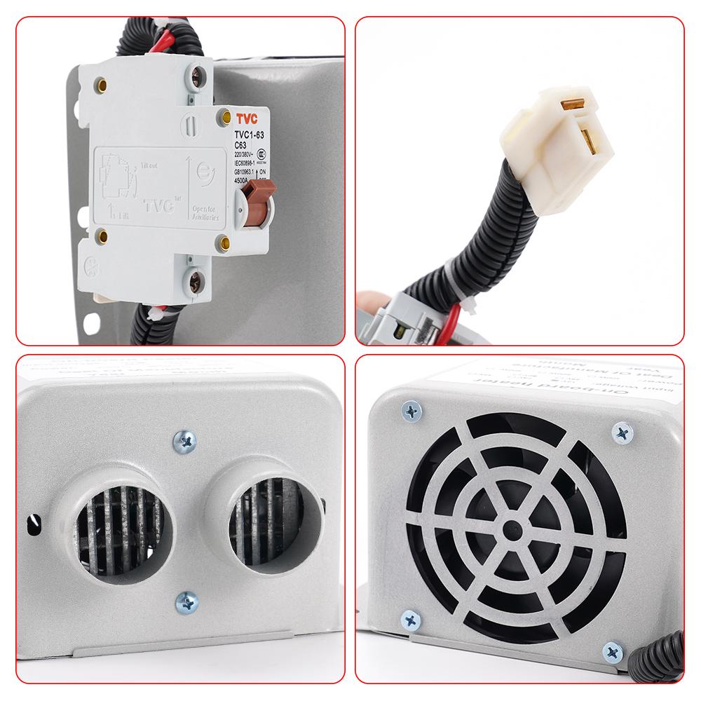 Автоаксессуары - 12В/24В Автомобильный Электрический Отопитель Размораживатель Осушитель — фото 5