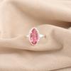 Pink Tourmaline Gemstone 925 Sterling Silver Jewelry Handmade Ring Gift For Mom RR-64-8