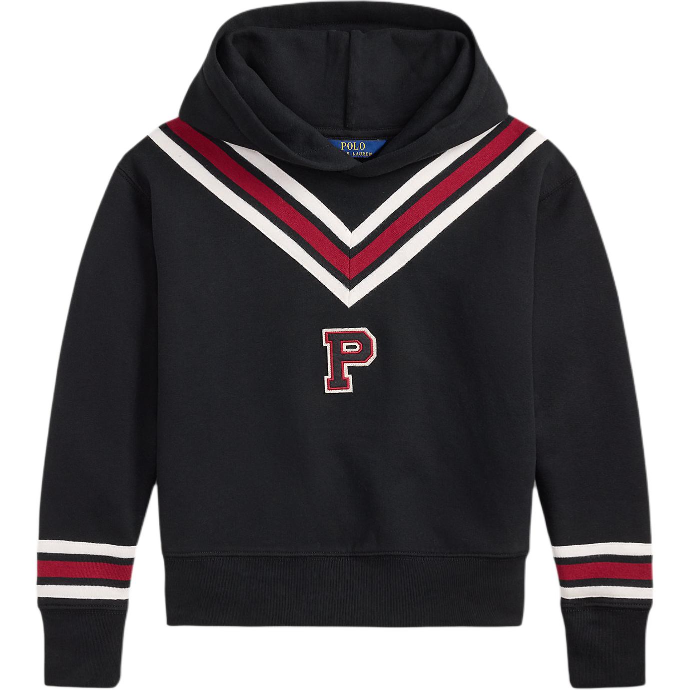 

Polo Ralph Lauren Толстовка с капюшоном и длинным рукавом, полосатый узор с буквами, детская толстовка 313981024-001 L