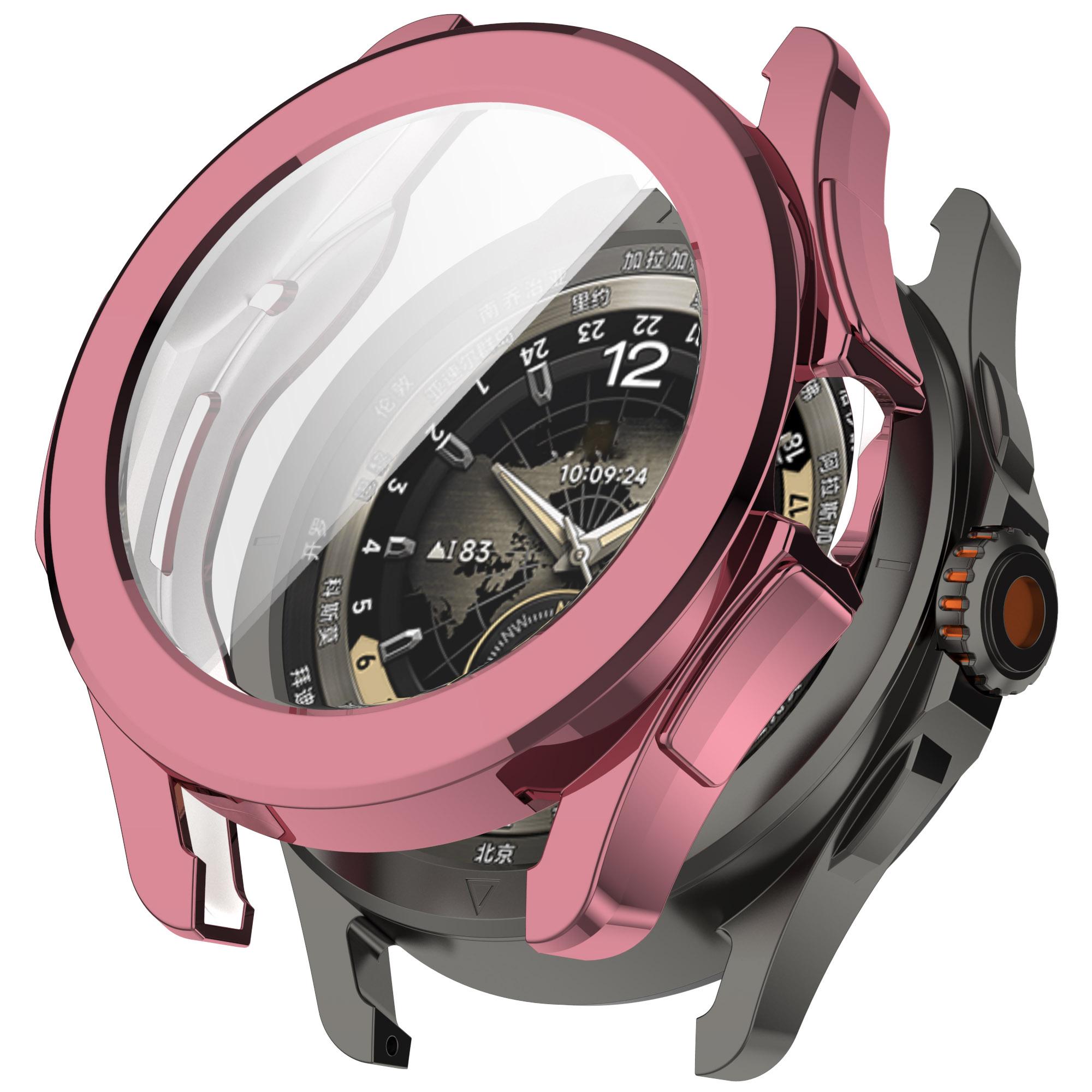 

For Xiaomi Watch S4 Sport TPU Watch Case Electroplating Overall Protective Cover Built-In Screen Film A