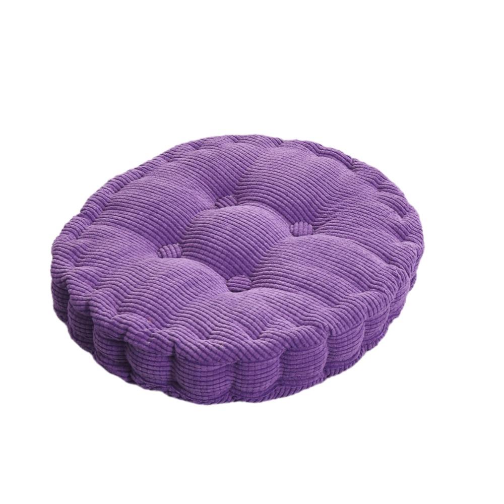 Solid Color Tufted Seat Cushion Thickened Sofa Cushion Durable Chair Mat  Office