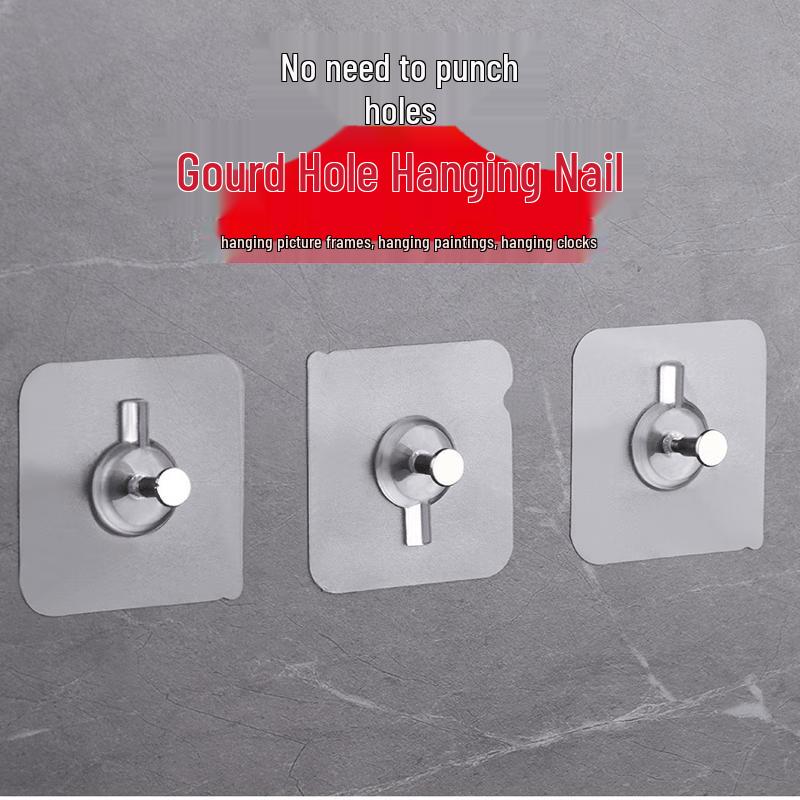 

JINGRUIXIANG No-Drill Adhesive Screw Hooks (100-Pack)
