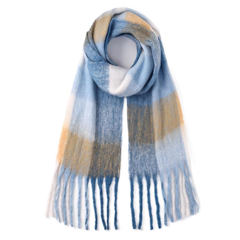 Korean Style Winter Thick Warm Scarf Women Cashmere Shawl and Wraps Pashmina Neckerchief Bufanda Female Long Tessel Echarpe 2025