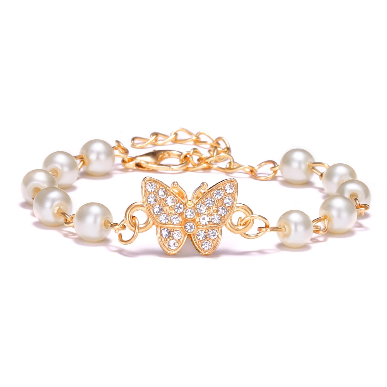 Kpop Trendy Irregular Pearl Bracelet For Women Baroque Style Natural Stone Pendant Lucky Cuff Bracelet Anniversary Gift Jewelry