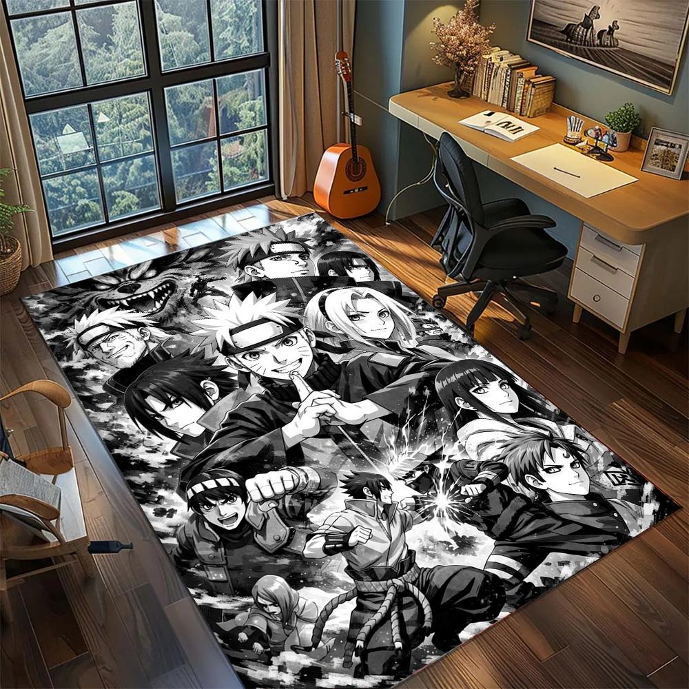 Bedroom Naruto Carpet Non Slip Washable Large Area Rug Floor Mat for Gamer Room Home Decor