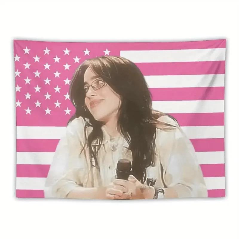 VIKAMA Tapestry Music Album Poster Wall Art Pink Aesthetic Decor Perfect for Living Rooms and Bedrooms Gift for Music Lovers