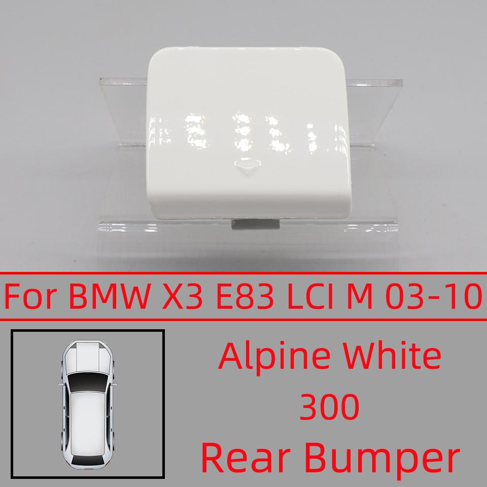 Rear Bumper Tow Hook Cover For BMW X3 E83 LCI M-Sport 2003-2010 Hauling Trailer Shell Bumper Decoration Cap Painted 51123416948