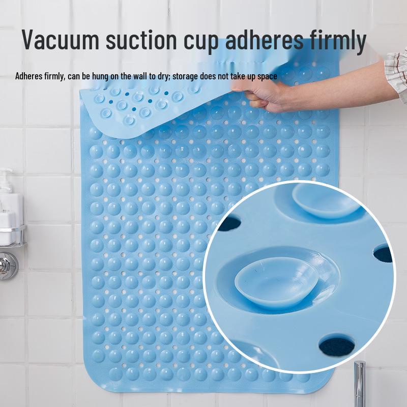 PVC Non-Slip Bathroom & Shower Mat - Water-Resistant for Home, Hotel, Pool, Toilet, Floor.