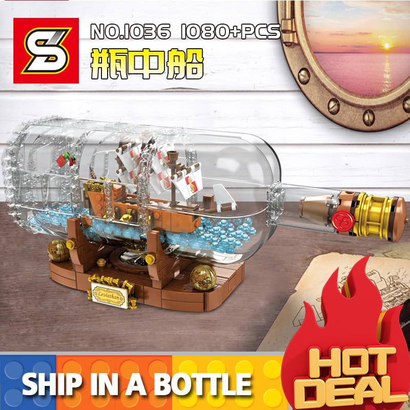 Buy S 1036 Ship In a Bottle One Piece Private Ship Creative Model