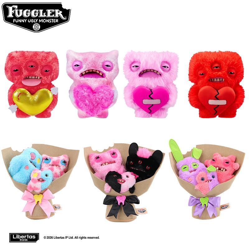 Fuggler Fugg Love Pehmed Mänguasjad Fugglers Naljakad Koledad Koletised Fuggs Lillekimbud Täitematerjal Nukkude Valentine'i Päeva Kingitused
