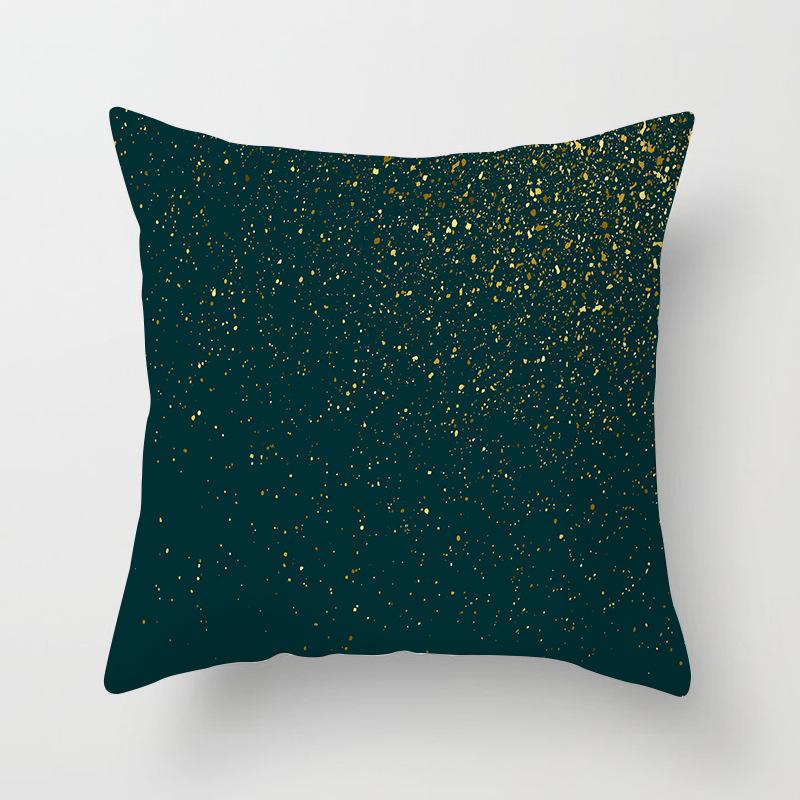 Nordic Style Modern Gold Pillowcase Home Pillow Light Luxury Sofa Pillow Cushion Cover