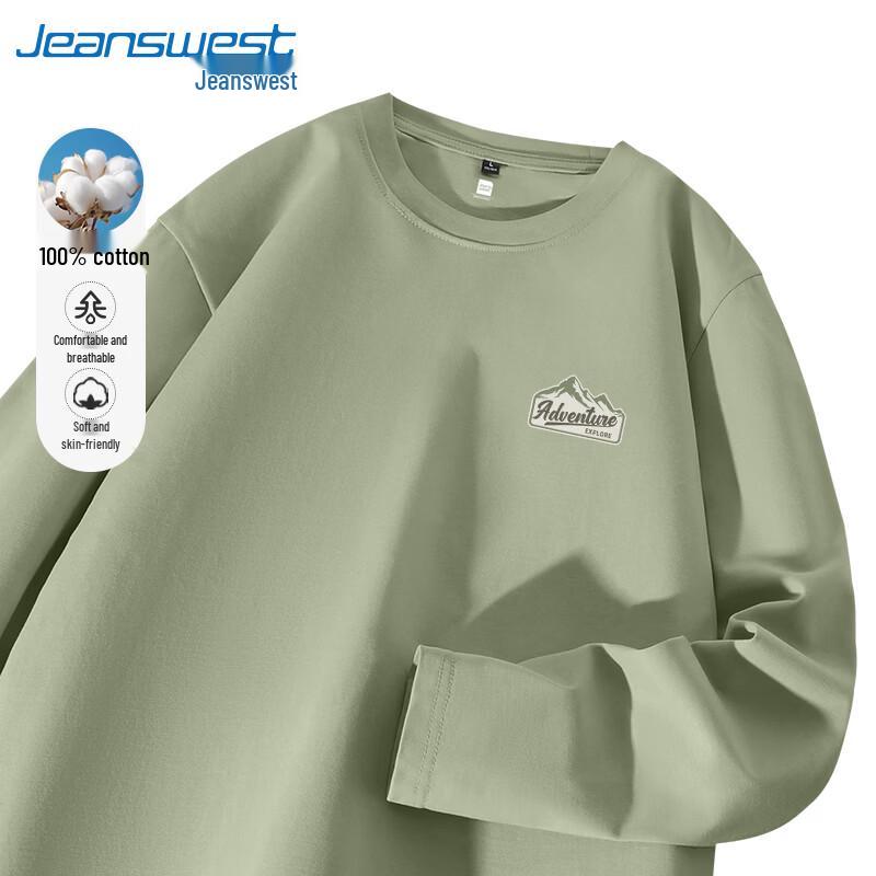 Jeanswest American Loose Fit Cotton Long Sleeve T-Shirt (2026 Spring)