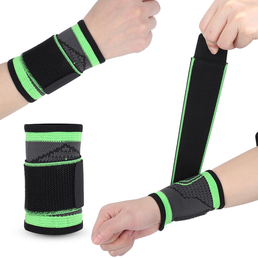 Sport Compression Wrist Guard Wrapped Bandage Breathable for Fitness Weightlifting Basketball Volleyball Sport Wrist
