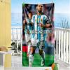 Messi Customize Your Name Beach Towel High Absorbency & Quick-Dry Perfect for Traveling Yoga Camping and Swimming
