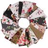 Soimoi 16 Pc Fat Quarter Bundle,  Floral  Print 18"x 22"  DIY Patchwork-  100   Cotton  Pre-Cut Quilting Fabric White &
