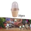 10 Stück Pflanzgefäß, Anzuchtschale, Garten-Anzuchttopf, Gartengeräte