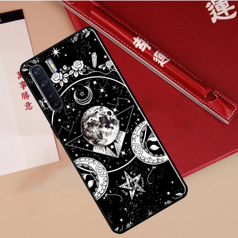 Witches Moon Witchy Mystery Totem Case For Oppo A40 A78 A54 A74 A94 A17 A57 A77 A76 A16 A96 A18 A60 A80 A38 A58 A98 A15 A5 Pro