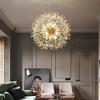 Moderner Pusteblumen LED Kronleuchter Beleuchtung Pendelleuchte für Wohnzimmer Esszimmer Schlafzimmer Heimdekoration Kunst Kristalllampen
