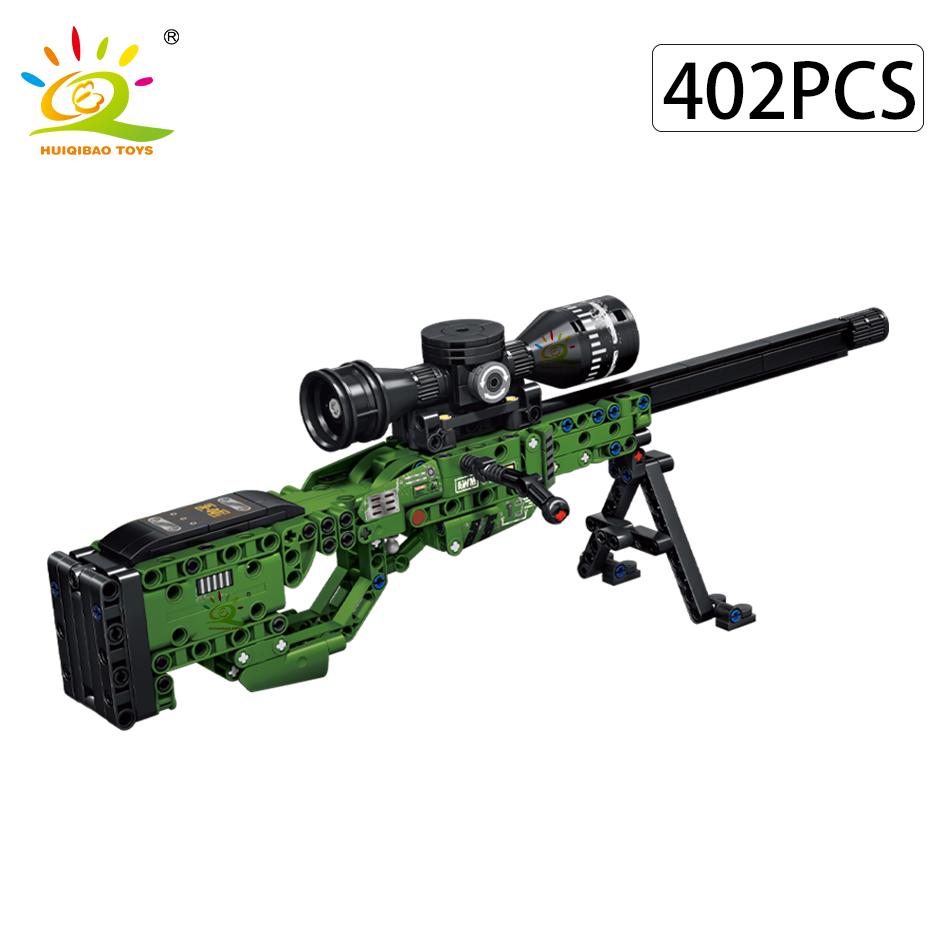 Non-Toxic 98K Ak47 Assault Rifle Model Building Blocks Military Army Weapon Pistol Building Block Imitation Gun Brick Toy For Kid
