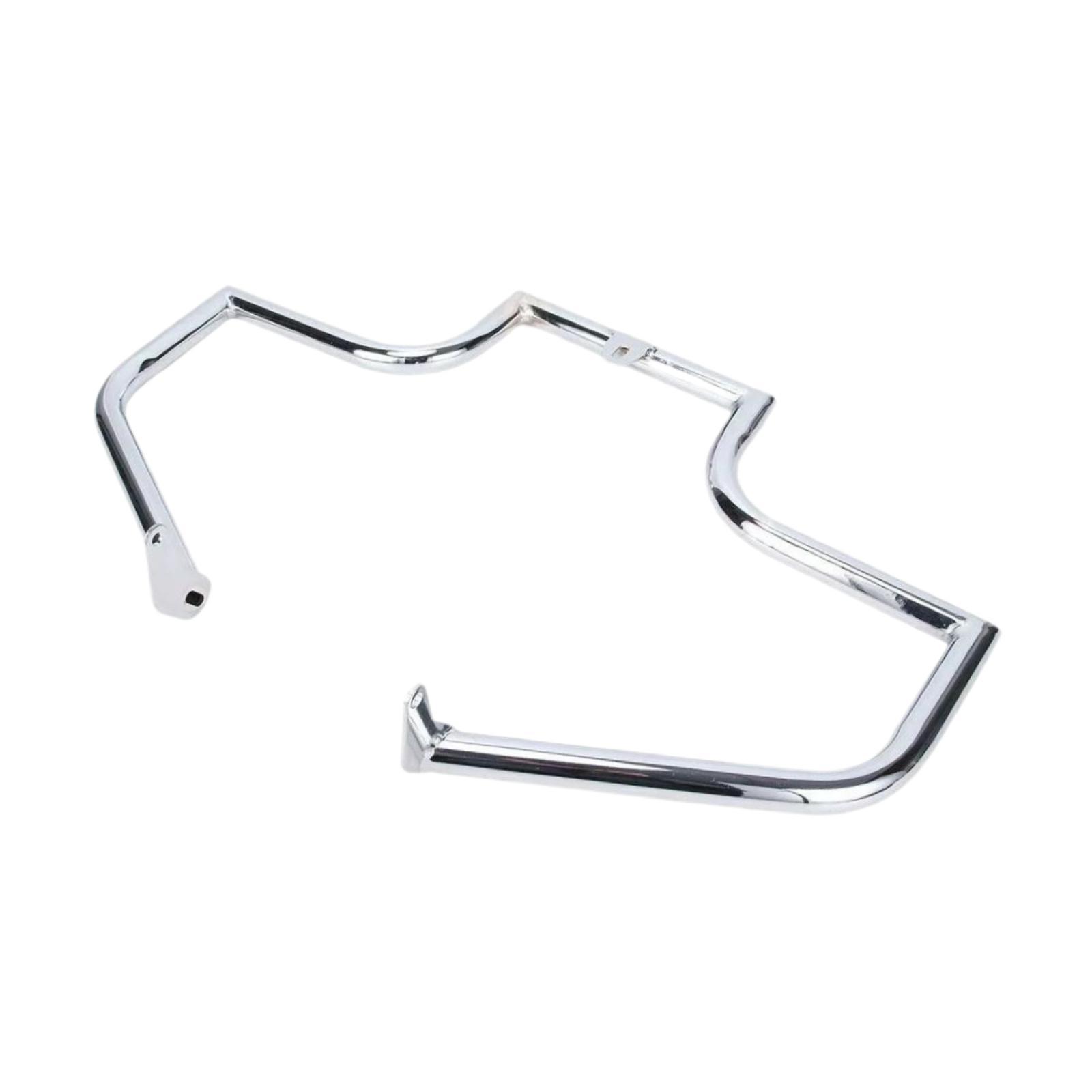 

Защитная дуга двигателя в сборе Ремонт передней защиты амортизатора мотоцикла Легко устанавливается дорожная дуга для шоссейной дуги для Softail серебряный