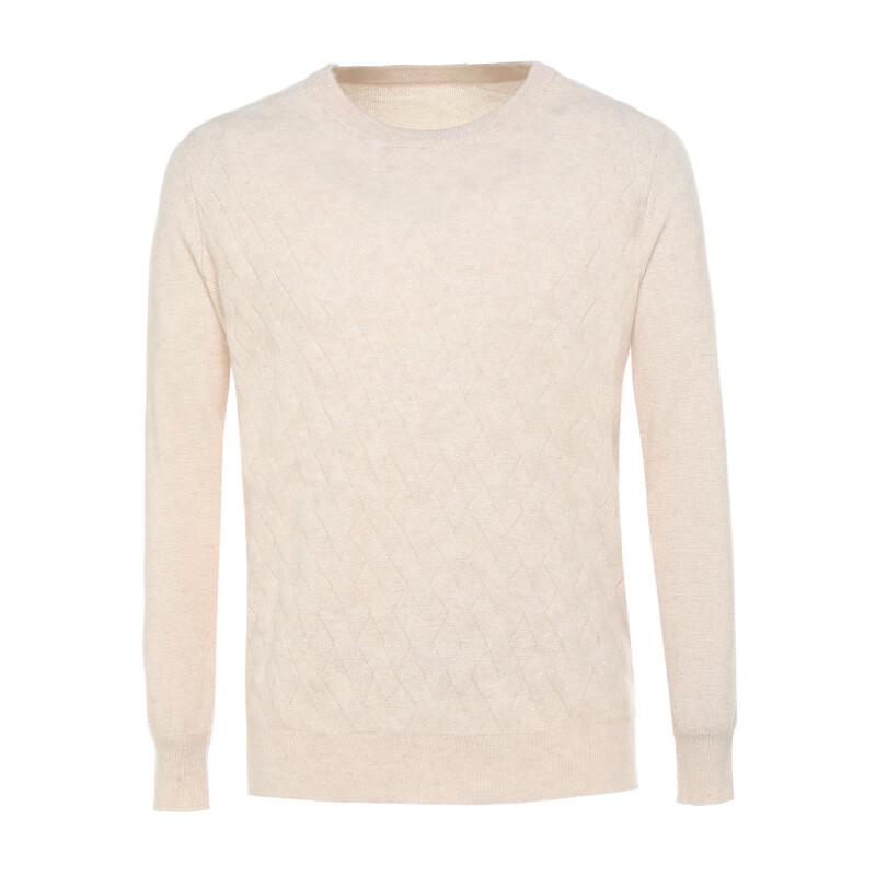 G·TENNA Men's Round Neck Cashmere Pullover Sweater MHGHCR-N18
