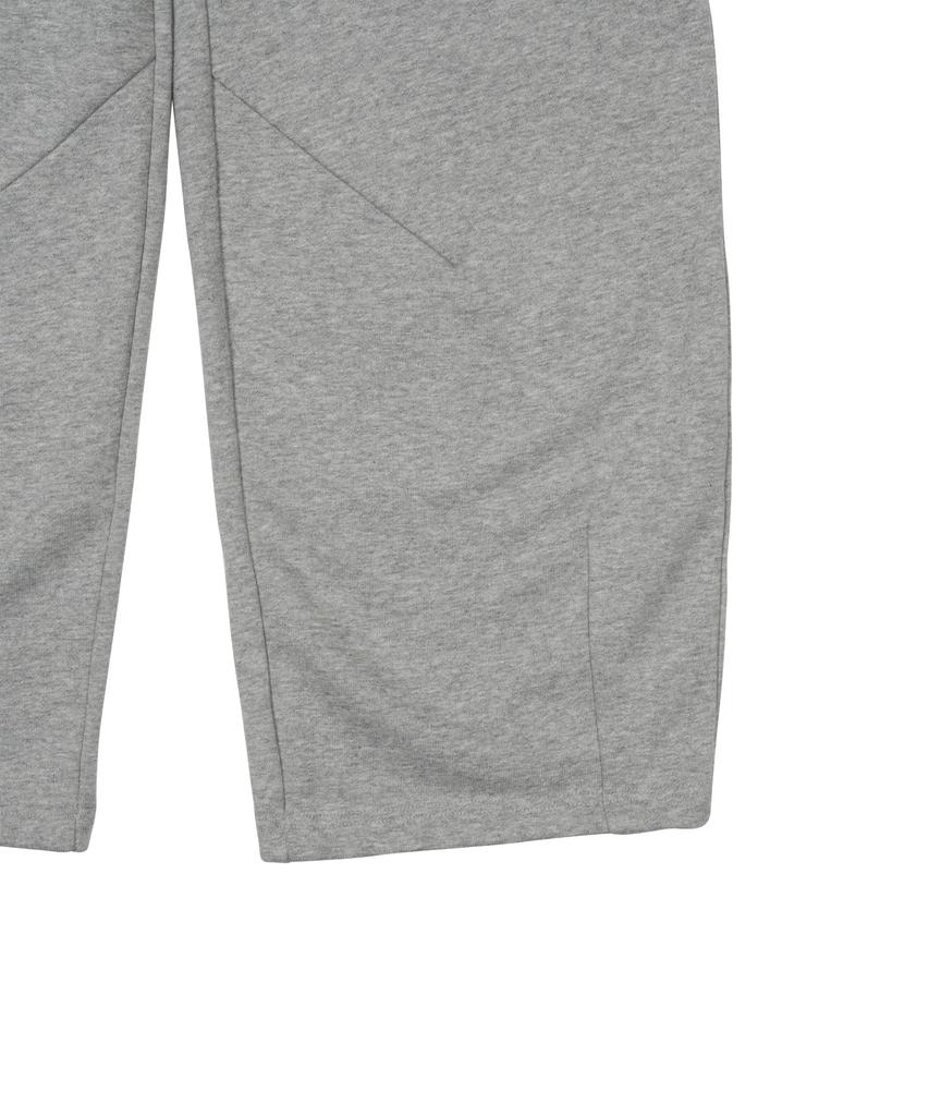 THE COLDEST MOMENT Tcm Cargo Logo Sweat Pants (Melange Gray)
