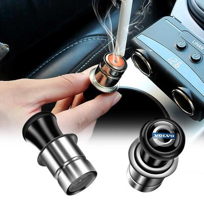 1pcs Car Cigarette Lighter Windproof Flameless Cigarette Lighter Power Socket Plug For RDESIGN S40 S60 S90 XC40 XC60 XC90
