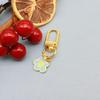 Daisy Earphone Case Keychain: Fresh Summer Pendant & Car/Bag Decoration Gift