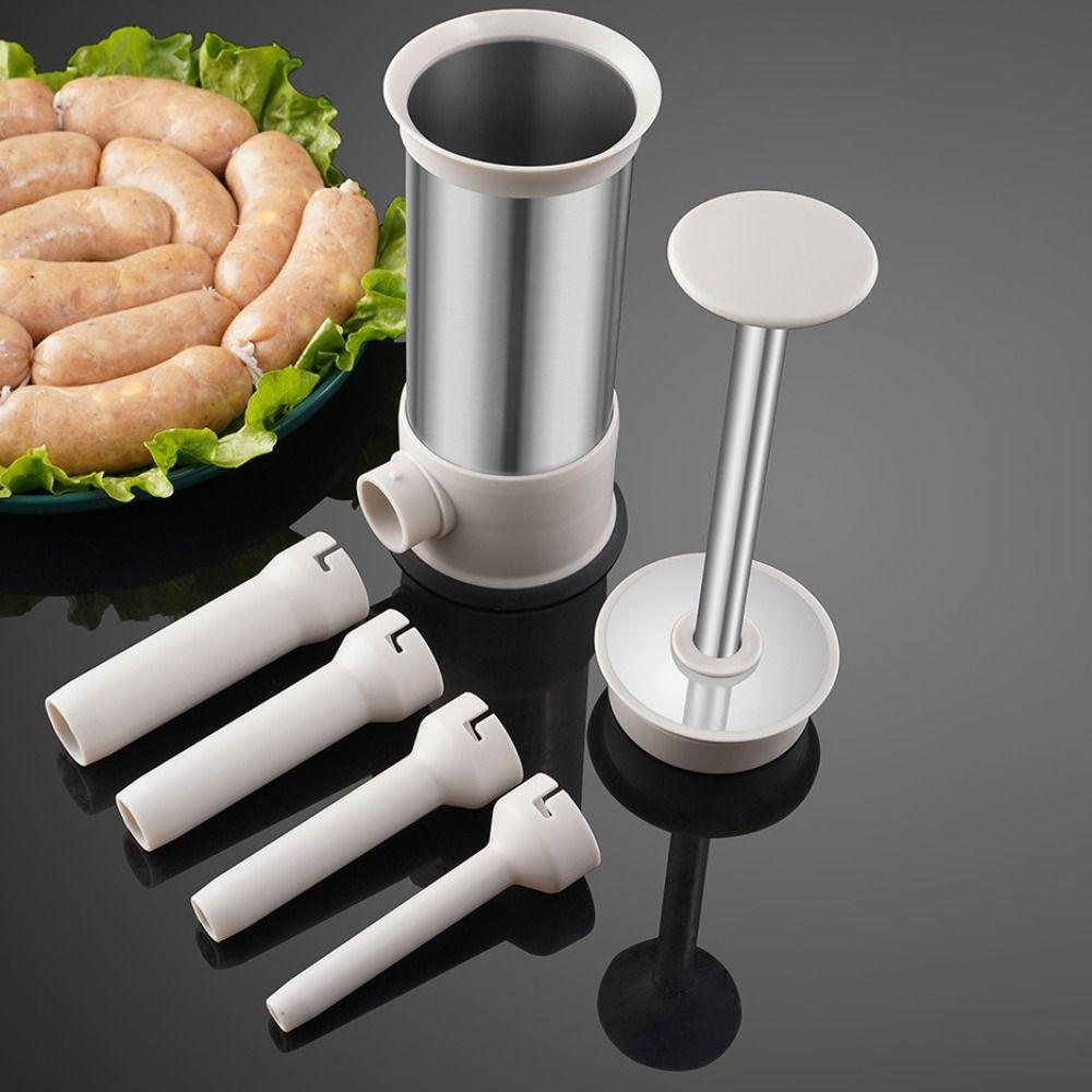 Manual Sausage Stuffer Press Type Meat Ball Mold Kitchen Gadgets Sausage Maker Rural