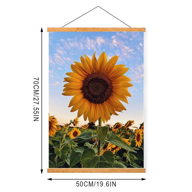41 cm/51 cm girasole magnetico poster appendiabiti cornice naturale cornice appendiabiti cornice per foto cornice per arte della parete cornice artigianale