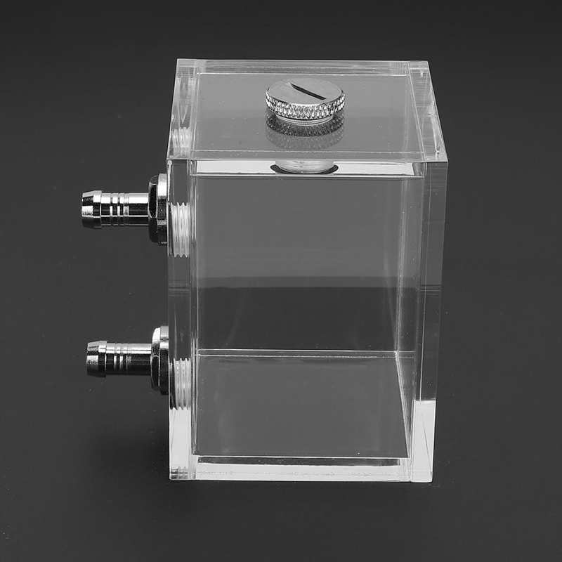 200ml Transparent Acrylic Water Cooling Tank Computer Water Cooled  Reservoir for PC Liquid Cooling System Accessories