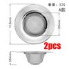 Kitchen Sink Filter Stainless Steel Mesh Sink Strainer Filter Sewer Mesh Strainers Bathroom Sink Strainer Drain Hole Filter Trap