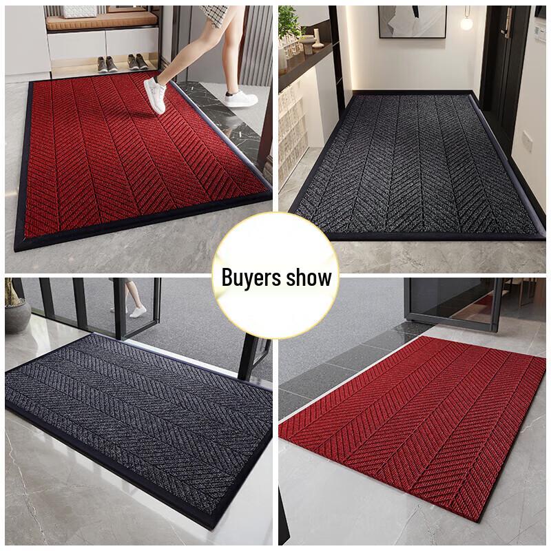 Zhanshi Red Tire Pattern Non-Slip Entrance Mat
