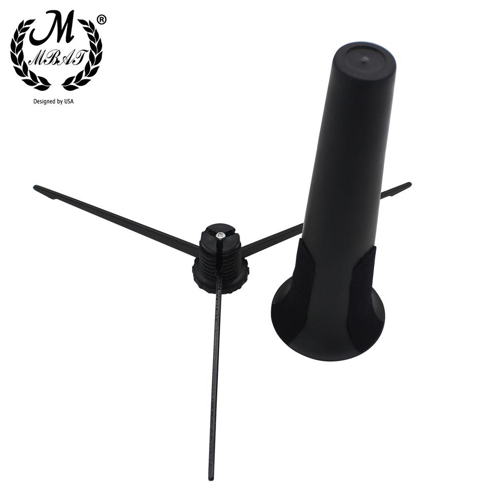 M MBAT Saxophone Stand Shelf Foldable Tripod Holder Soprano Sax Rack Saxophone Accessories Woodwind Musical Instrument Stand