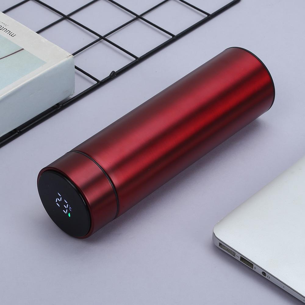 Intelligente Thermoskanne 304 Edelstahl Business Gerader Becher LED-Anzeige Temperatur Wasserbecher Kann Individuell Angepasst Werden Geschenk System