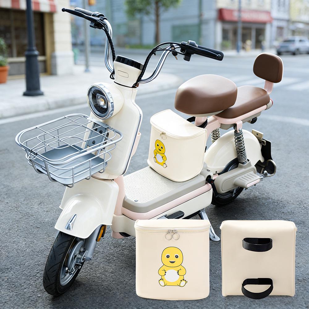 Universal Large Capacity Sun Protection Front Seat Storage Bag for Electric Bikes & Scooters