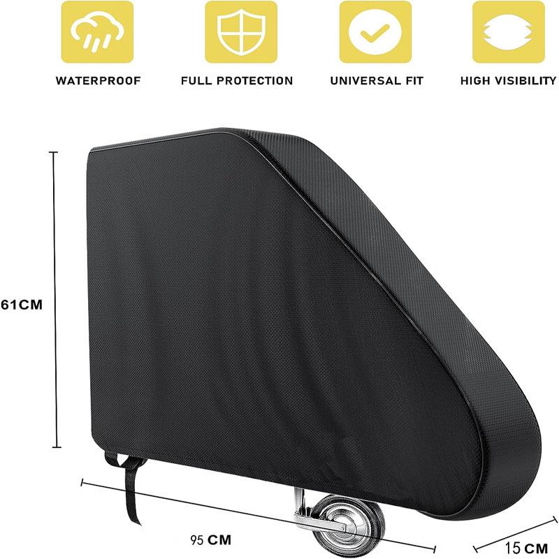 Black RV Travel Trailer Hitch Cover