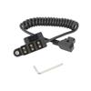 D-TAP One-to-Three Power Cable with Digital Display, B-Type Anton V-Mount Camera Battery Power Converter Cable