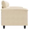 Vidaxl 2-Osobowa Sofa, Kremowa, 120 Cm, Tapicerowana Mikrofibrą