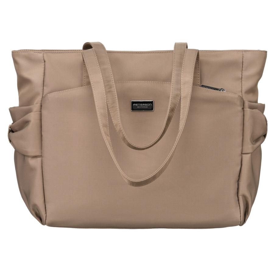 Städtische Shopper-Tasche mit Seitentasche - Peterson