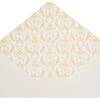 Paper Junkie Letter Paper & Envelopes Set - 60 Sheets (7.2 x 10.2 In) & 30 Ivory Envelopes (4 x 7.7 in), Gold Border, 100 GSM - Vintage Lined