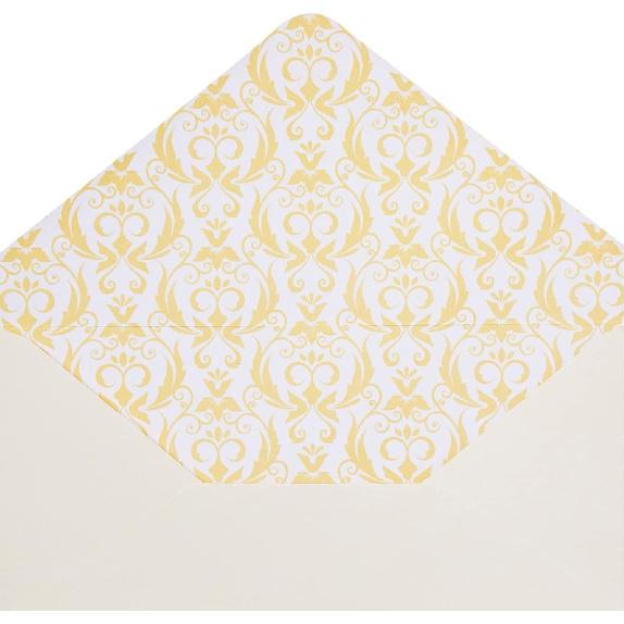 Paper Junkie Letter Paper & Envelopes Set - 60 Sheets (7.2 x 10.2 In) & 30 Ivory Envelopes (4 x 7.7 in), Gold Border, 100 GSM - Vintage Lined