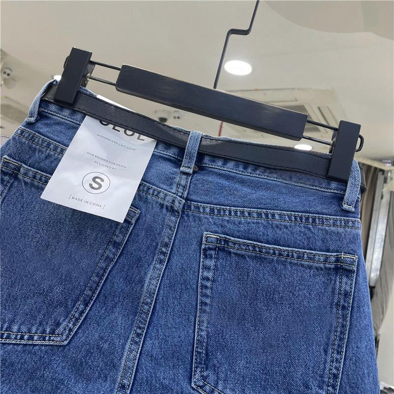 Chice Damen Koreanische High-Waist Lockere Jeans-Shorts - Lässiger Weiter Bein Sommer Stil